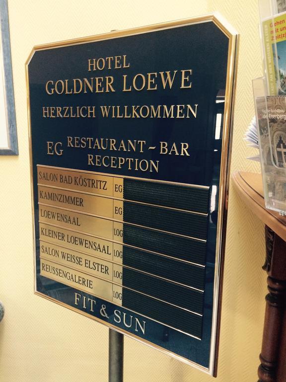 Hotel Goldner Loewe Bad Köstritz Εξωτερικό φωτογραφία